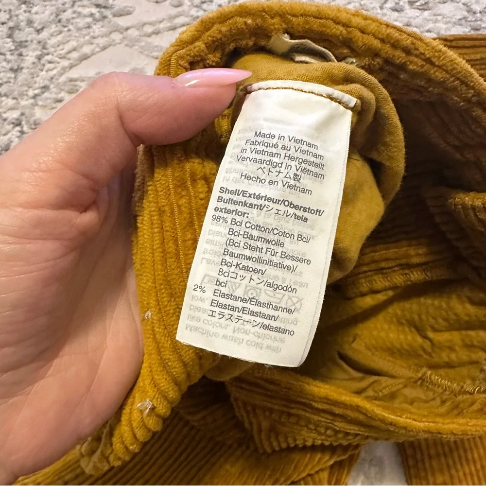 Madewell Slim Emmett Wide Leg Crop Pants Corduroy Edition - Picture 8 of 8